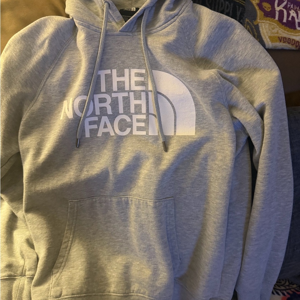 The North Face Light Gray Hoodie
